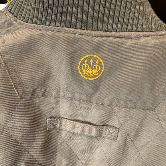 Vintage Beretta Hunting Jacket | Size L | Olive Green Suede Trim | Chore jacket - Picture 11 of 11